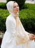 Luthfa - Yellow Patterned Hijab - Sal Evi