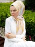Luthfa - Yellow Patterned Hijab - Sal Evi
