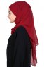 Malin - Bordeaux Practical Chiffon Hijab