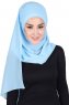 Malin - Light Blue Practical Chiffon Hijab
