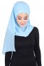 Malin - Light Blue Practical Chiffon Hijab