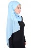 Malin - Light Blue Practical Chiffon Hijab