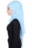 Malin - Light Blue Practical Chiffon Hijab