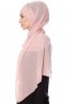 Mehtap - Dusty Pink Practical One Piece Chiffon Hijab