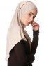 Melek - Light Taupe Premium Jersey Hijab - Ecardin