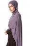 Melek - Dark Purple Premium Jersey Hijab - Ecardin
