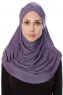 Mia - Purple One-Piece Al Amira Hijab - Ecardin