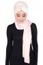 Mikaela - Dusty Pink & Creme Practical Cotton Hijab
