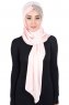 Mikaela - Dusty Pink & Taupe Practical Cotton Hijab