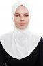 Narin - Creme Practical One Piece Crepe Hijab