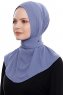 Narin - Indigo Practical One Piece Crepe Hijab
