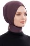 Narin - Purple Practical One Piece Crepe Hijab