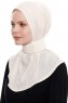 Narin - Light Beige Practical One Piece Crepe Hijab