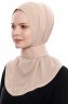 Narin - Light Caramel Practical One Piece Crepe Hijab