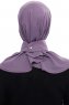 Narin - Plum Practical One Piece Crepe Hijab
