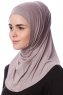 Nehir - Stone Grey 2-Piece Al Amira Hijab