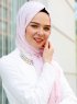 Nesrin - Pink Patterned Hijab - Sal Evi