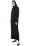 Nisa - Navy Blue Prayer Dress - Miss Halima