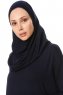 Nisa - Navy Blue Prayer Dress - Miss Halima