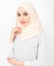 Nude - Aprikos Bomull Voile Hijab Sjal InEssence Ayisah 5TA50a