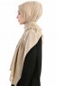 Özlem Taupe Hijab Sjal Madame Polo 130005-3