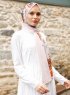 Pariza - Brown Leaf Patterned Hijab