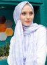 Pariza - Grey Patterned Hijab