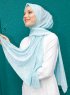 Pariza - Light Green Patterned Hijab