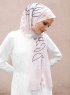 Pariza - Dusty Pink Patterned Hijab