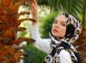 Peridot - Black Patterned Hijab - Sal Evi