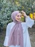 Qiana - Beige Patterned Cotton Hijab