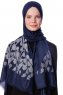 Roshan - Navy Blue Hijab - Özsoy