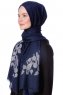 Roshan - Navy Blue Hijab - Özsoy