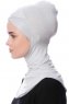 Safiye - Light Grey Ninja Underscarf - Ecardin