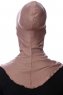 Safiye - Dark Taupe Ninja Underscarf - Ecardin