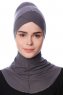 Safiye - Dark Grey Ninja Underscarf - Ecardin