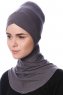 Safiye - Dark Grey Ninja Underscarf - Ecardin
