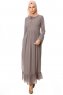 Samiya - Grey Chiffon Dress - Burun