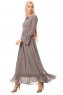 Samiya - Grey Chiffon Dress - Burun