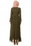 Samiya - Khaki Chiffon Dress - Burun