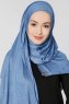 Seda Indigo Jersey Hijab Sjal Ecardin 200241a