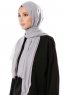 Selma - Grey Plain Color Hijab - Gülsoy