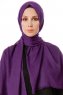 Selma - Purple Plain Color Hijab - Gülsoy
