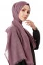 Selma - Mauve Plain Color Hijab - Gülsoy