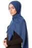 Selma - Dark Petrol Plain Color Hijab - Gülsoy