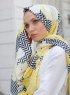 Yumna - Yellow Patterned Hijab