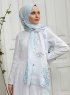Yumna - Green Patterned Hijab