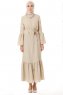 Soraya - Beige Abaya - Miss Cazibe
