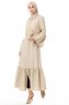 Soraya - Beige Abaya - Miss Cazibe