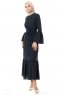Soraya - Navy Blue Abaya - Miss Cazibe